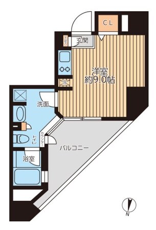 錦糸町駅 徒歩7分 7階の物件間取画像